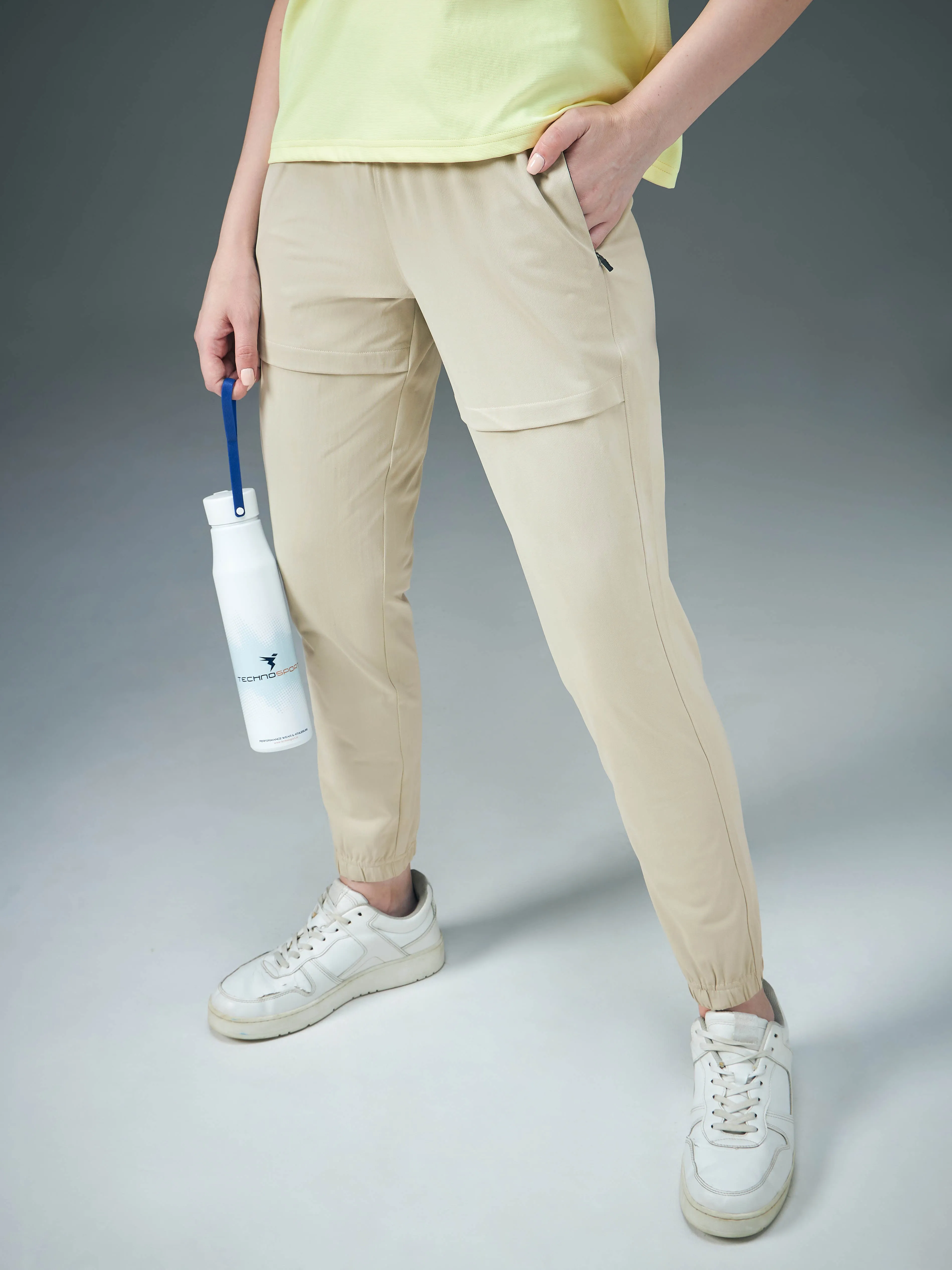 Women Solid Relax Fit Joggers with DURACOOL  Active Movement Comfortable Cushion
