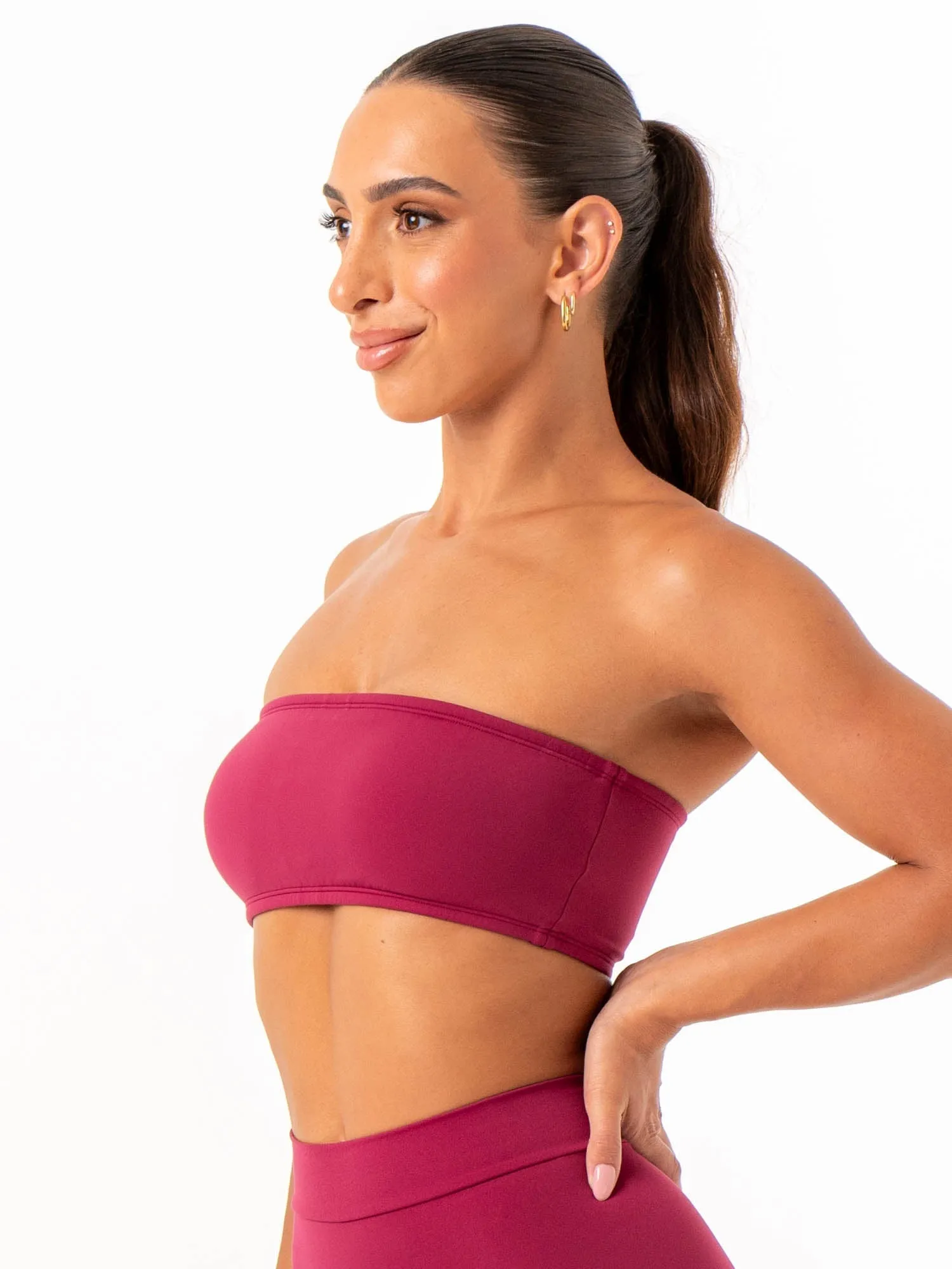 Full Coverage Design Medium-impact NKD Bandeau - Wine