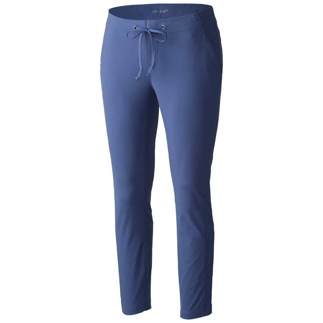 Multi Pocket Configurations Columbia Women Blue Anytime Outdoor Ankle Pant (Sun Protection)