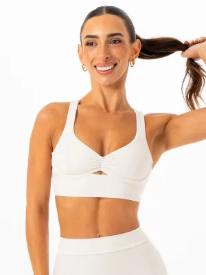 Non-Slip Support NKD Underwire Bra - Vanilla