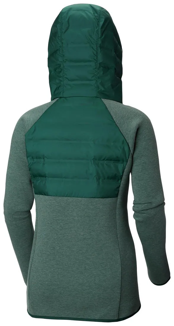 Columbia Women Green Northern Comfort Hybrid Hoodie Service concert
