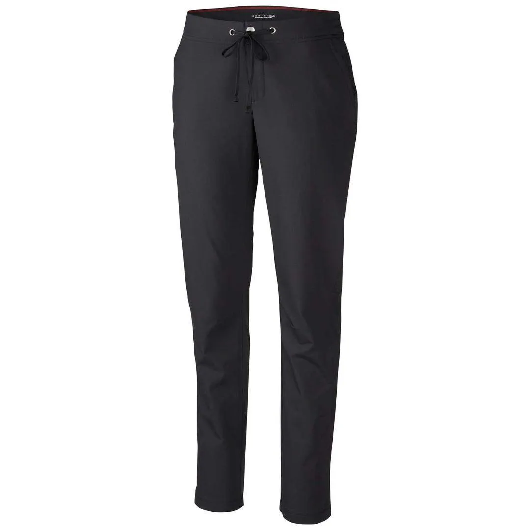 Columbia Women Black Anytime Outdoor Midweight Slim Pant Sport Shorts Capri