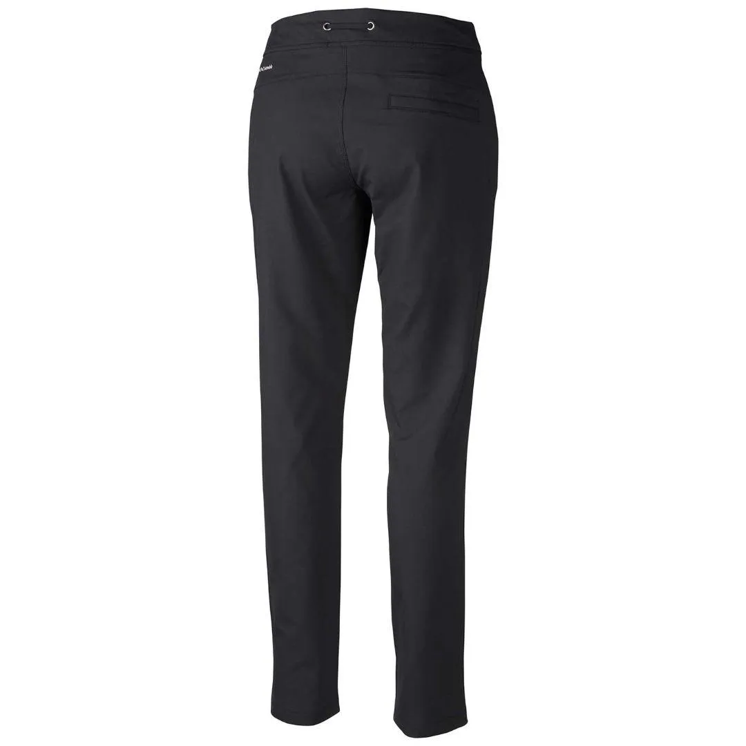 Columbia Women Black Anytime Outdoor Midweight Slim Pant Outdoor Comfort Fit Comfy Design