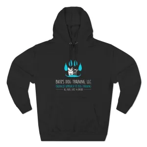 Retro Print Metallic colors Three-Panel Fleece Hoodie