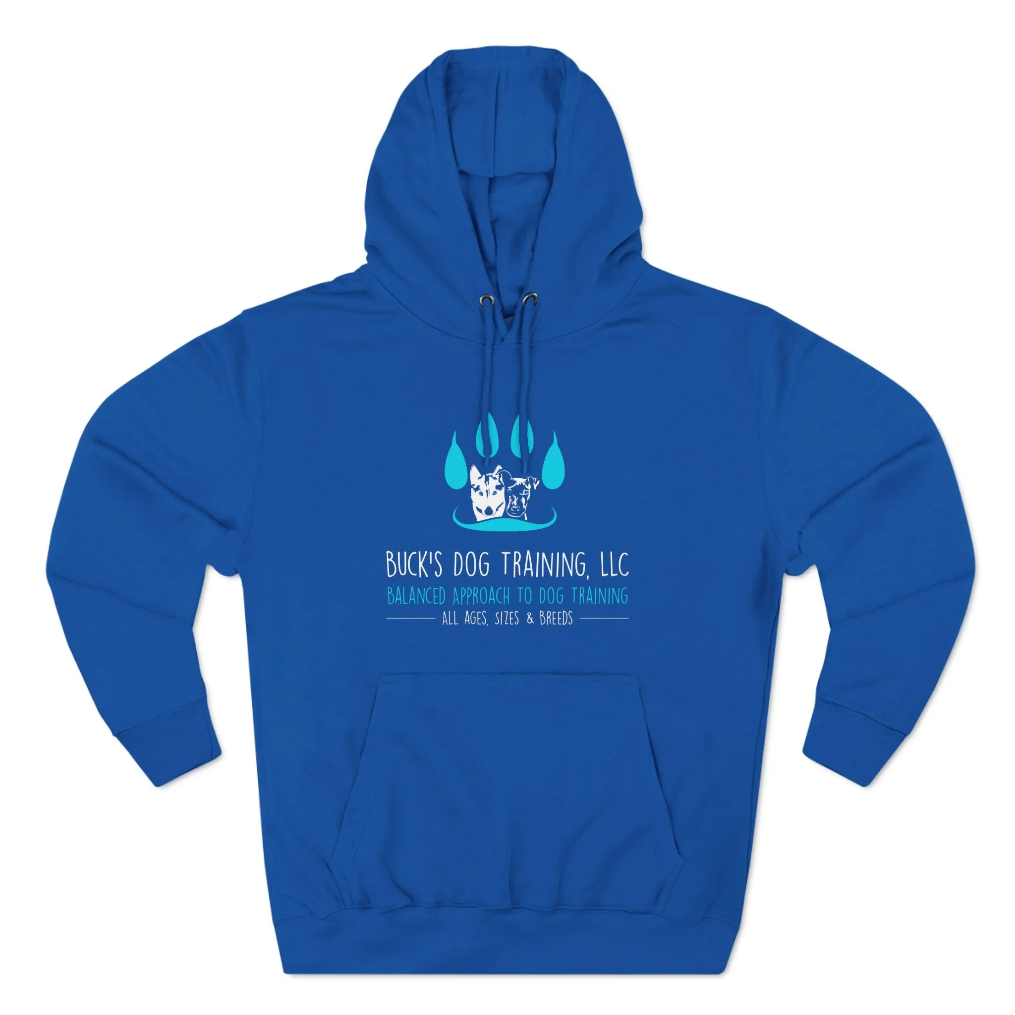 Three-Panel Fleece Hoodie shiny accents Active Comfort
