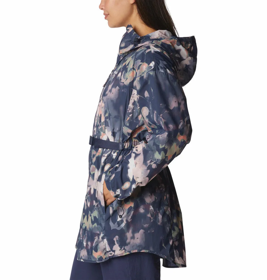 suitable for video shooting farmers Columbia Women Navy Blue Parkette Long Wind Jacket (Sun Protection)