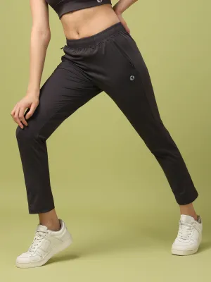 Women Solid Straight Fit Trackpants with 4 Way Crispy Functional Fit Energized Performance