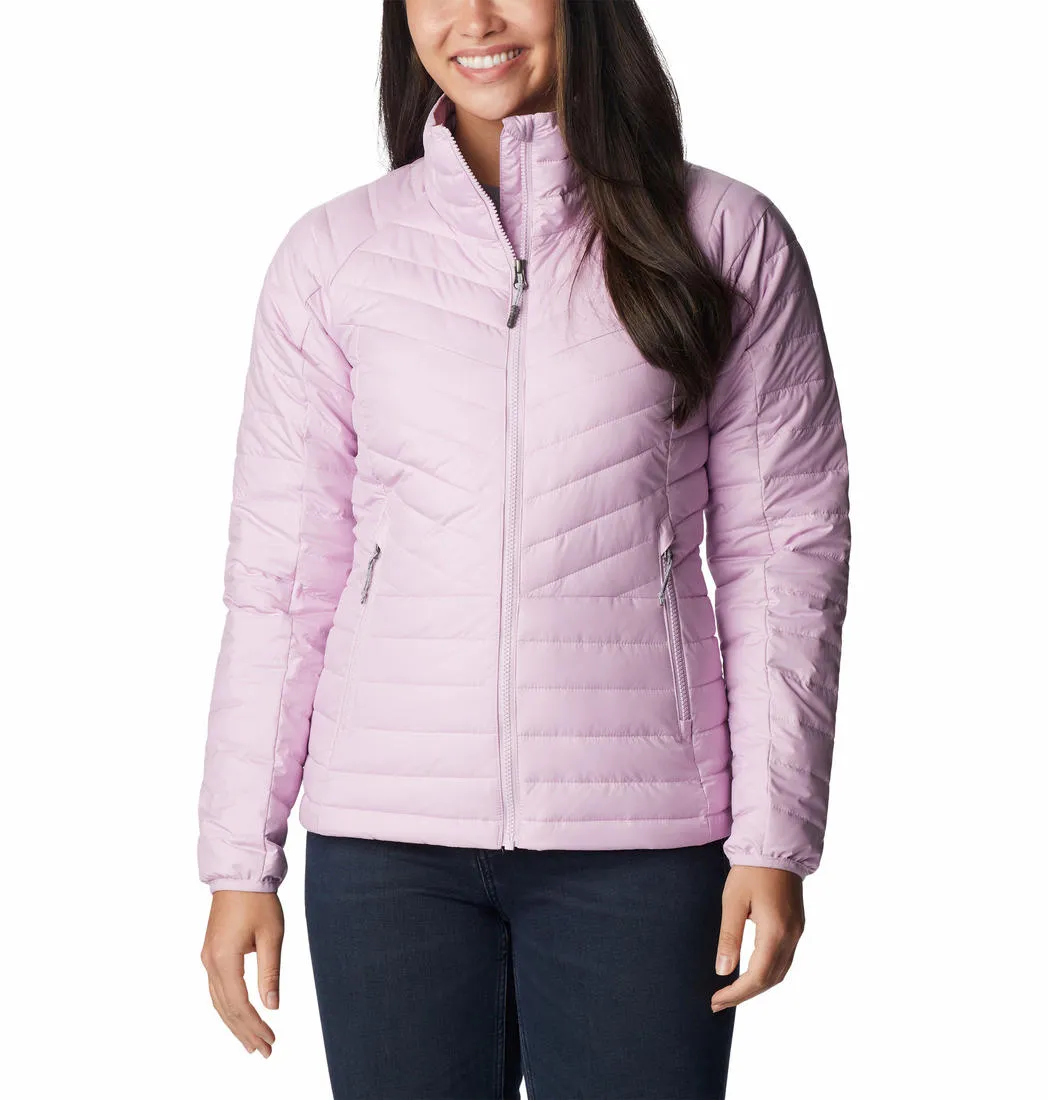 Columbia Women Purple Powder Lite II Full Zip Jacket backpack