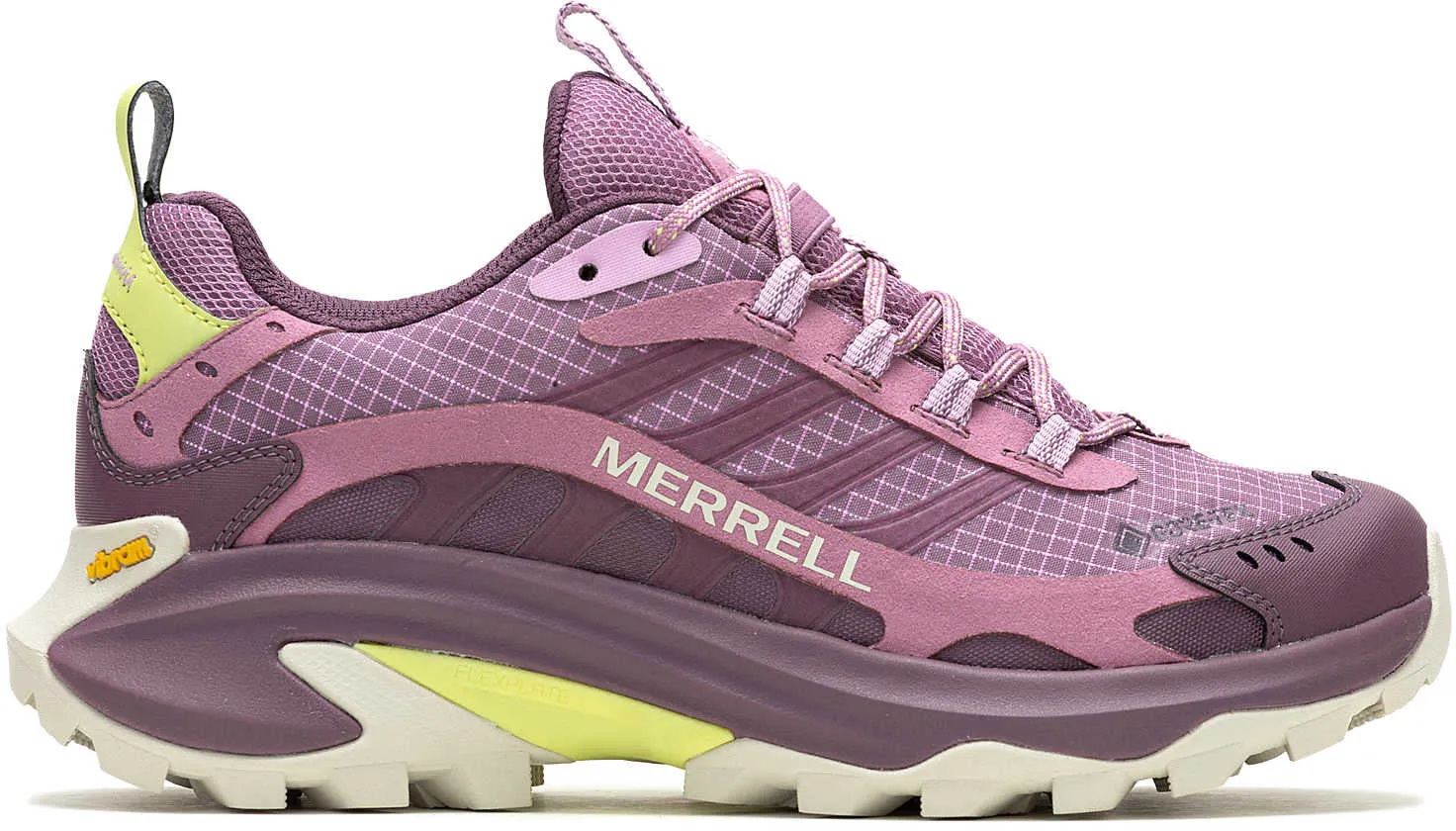 Slim Line Flexible Sole Merrell Moab Speed 2 GORE-TEX Womens Walking Shoes - Purple