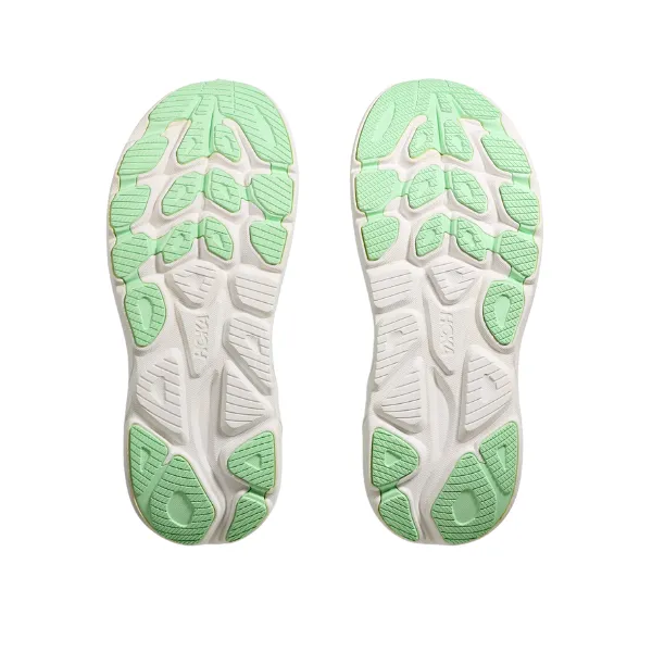 Hoka Women's Clifton 10 Wide Blue/White Limited Edition Brilliant pattern