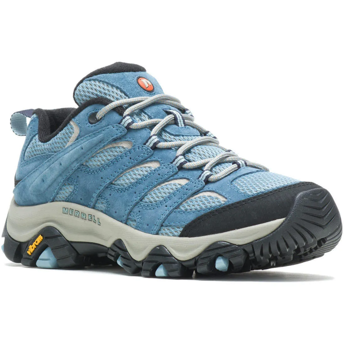 Flexible Arch Support Airflow Ventilation Channels Merrell Moab 3 Vent Womens Walking Shoes - Blue