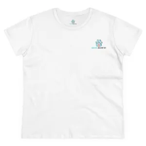 Women's Midweight Cotton Tee Wrinkle Free Fabric UV Protection