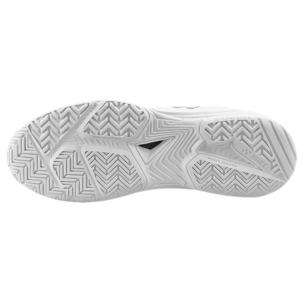 Yonex Women's Sonicage 3 - White/Silver Multi Directional Tread anti slip grip