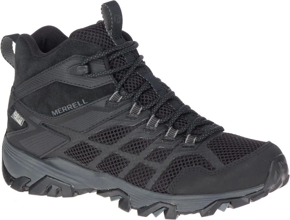 Merrell Moab FST 2 Ice  Thermo Womens Walking Boots - Black velcro Lightweight Form Rainy Day