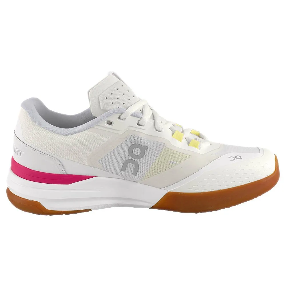 On Women's THE ROGER Advantage Pro - Ivory/Pink Torsion Control Frame