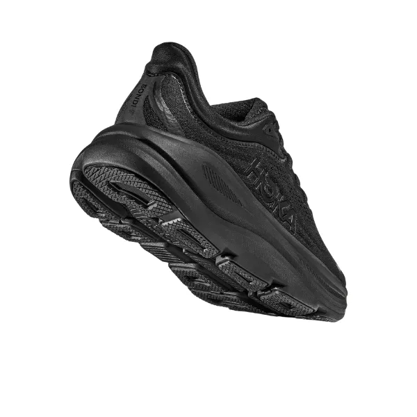 Narrow - footed style - statement Hoka Women's Bondi 9 Black/Black