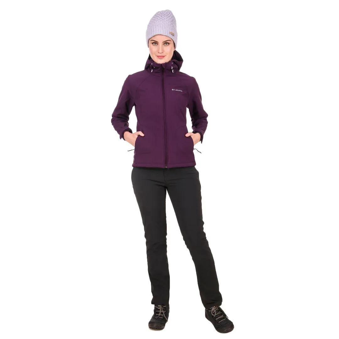 Indoor Layer Streetwear Fashion Columbia Women Maroon Phurtec II Softshell