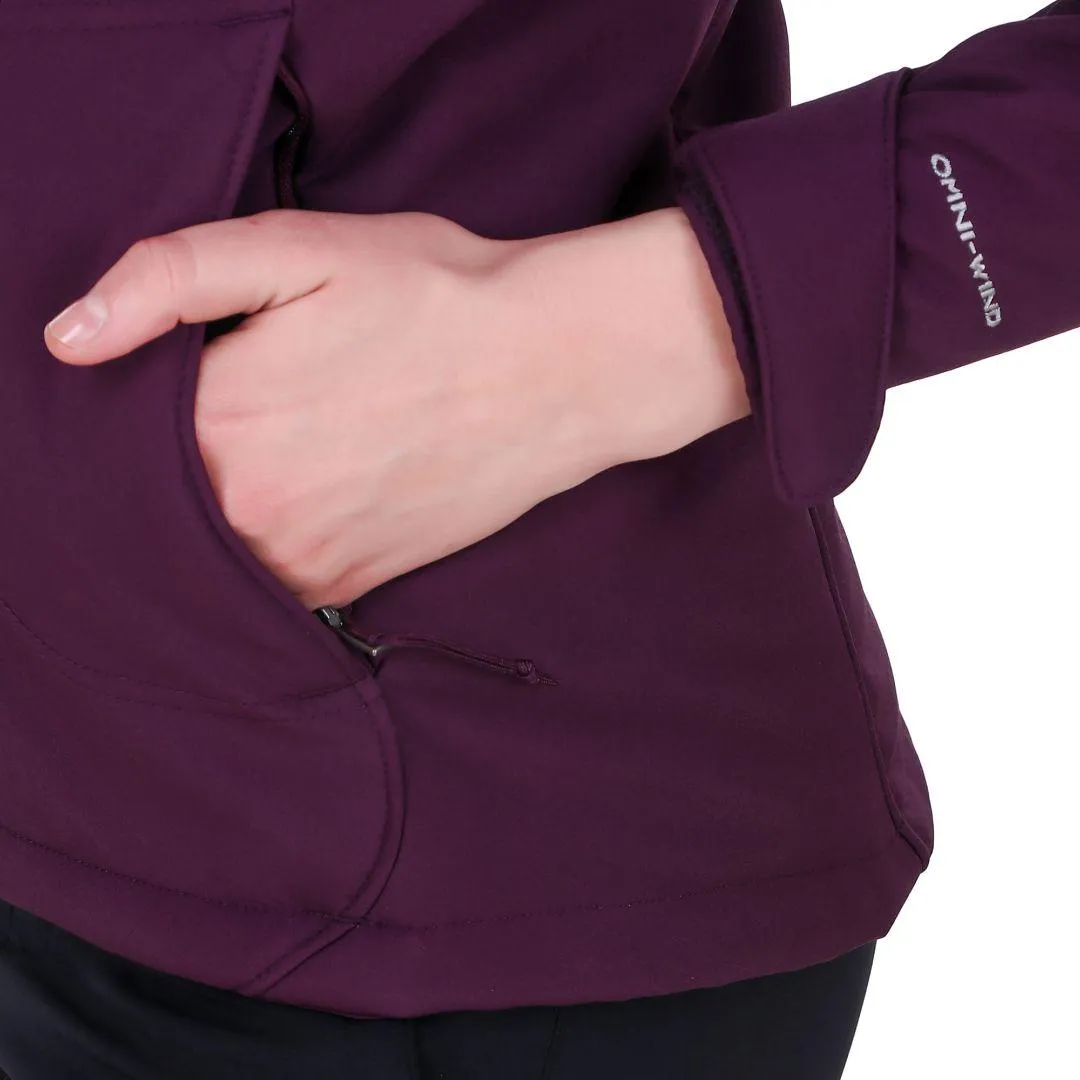 HighNeck Columbia Women Maroon Phurtec II Softshell