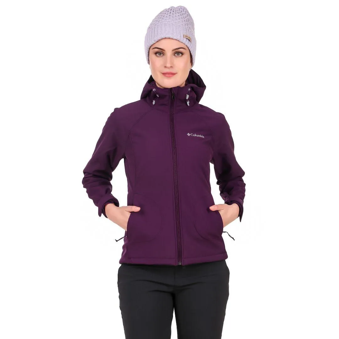 Columbia Women Maroon Phurtec II Softshell suitable for dance competitions Time