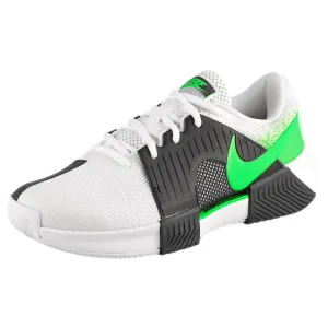 Nike Women's Air Zoom GP Challenge 1 - White/Poison Green Moisture Control Fabric