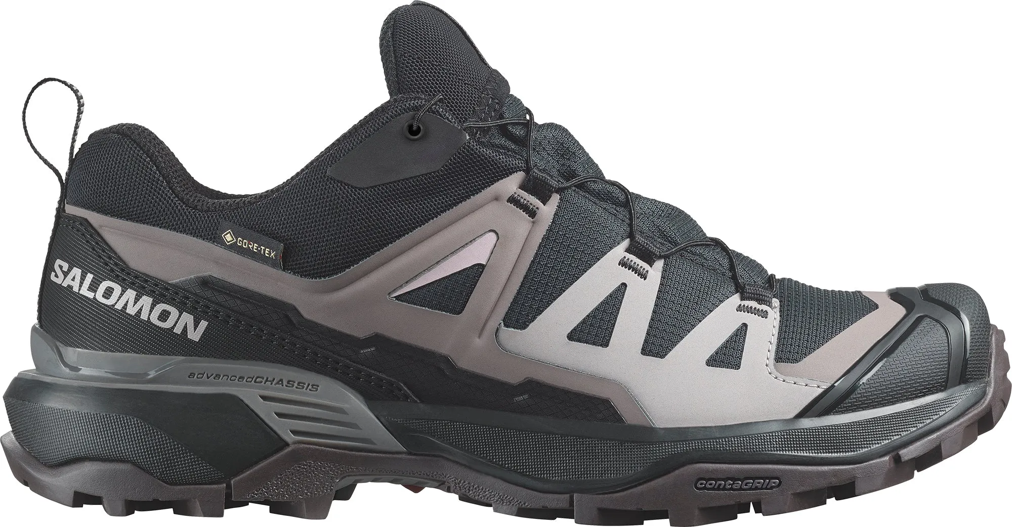 Salomon X Ultra 360 GORE-TEX Womens Walking Shoes - Black Suede Soft