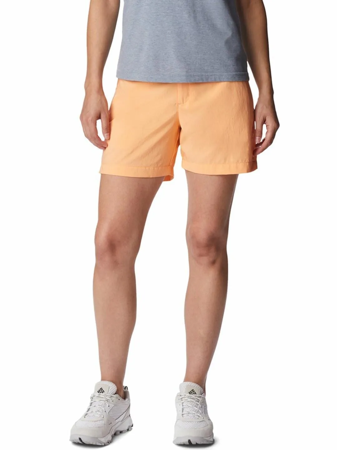 Workout Gear Wedges Columbia Women Peach Silver Ridge Utility Short (Sun Protection)