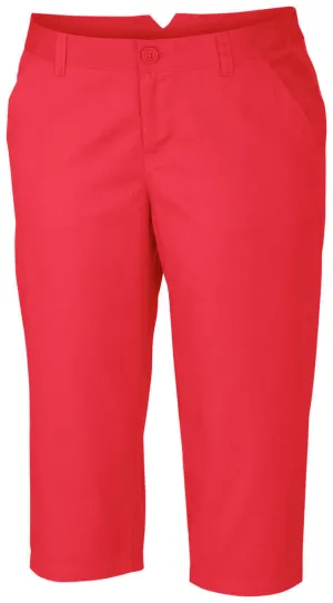 Columbia Women Red Kenzie Cove Capri Pant Collectible Item