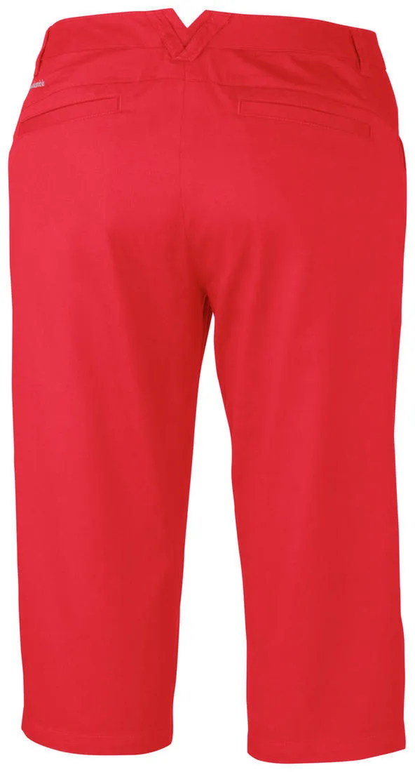 Quick Release Closure Moisture Wicking Material Columbia Women Red Kenzie Cove Capri Pant
