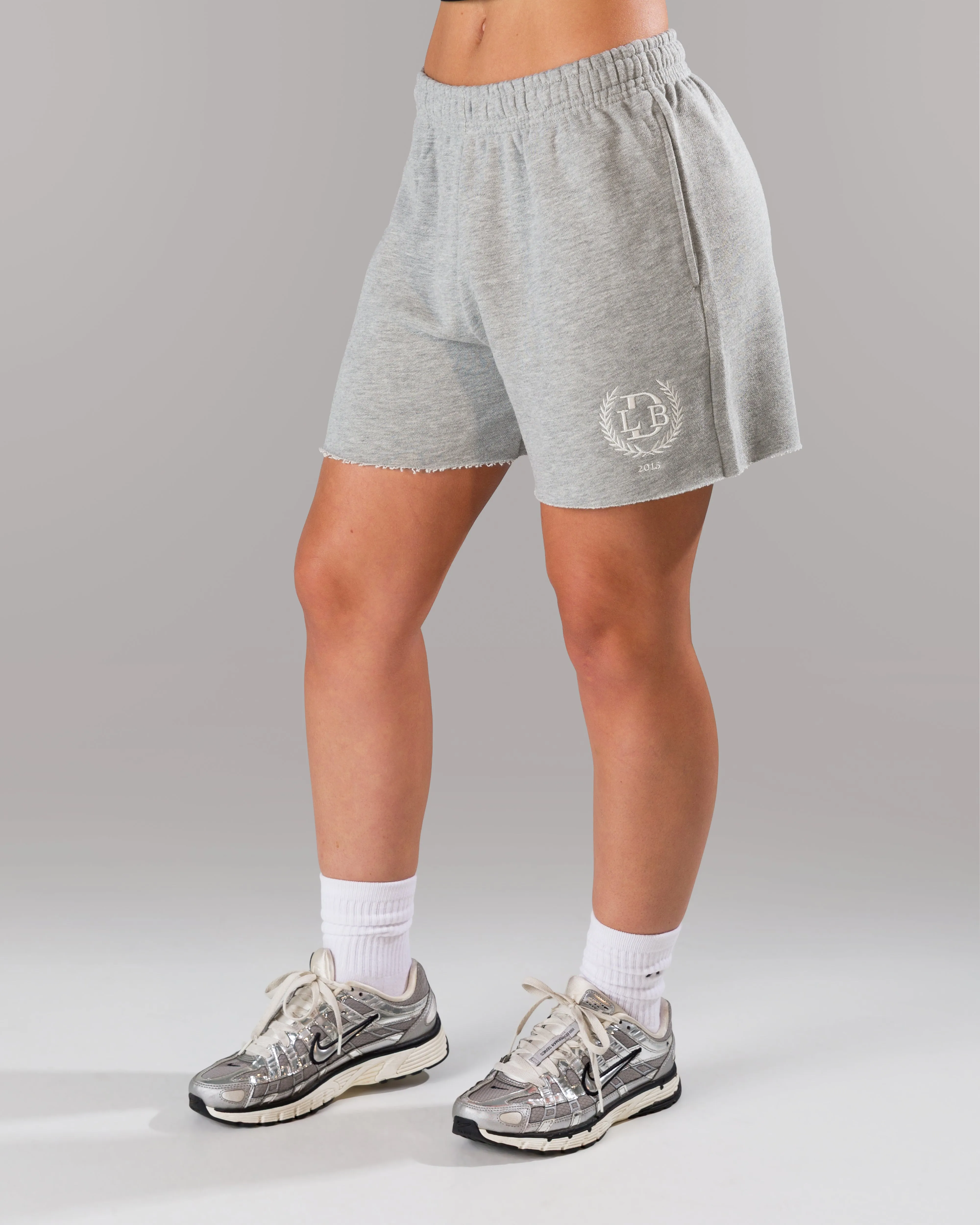 Cozy Wear Core Sweat Short - Heather Grey