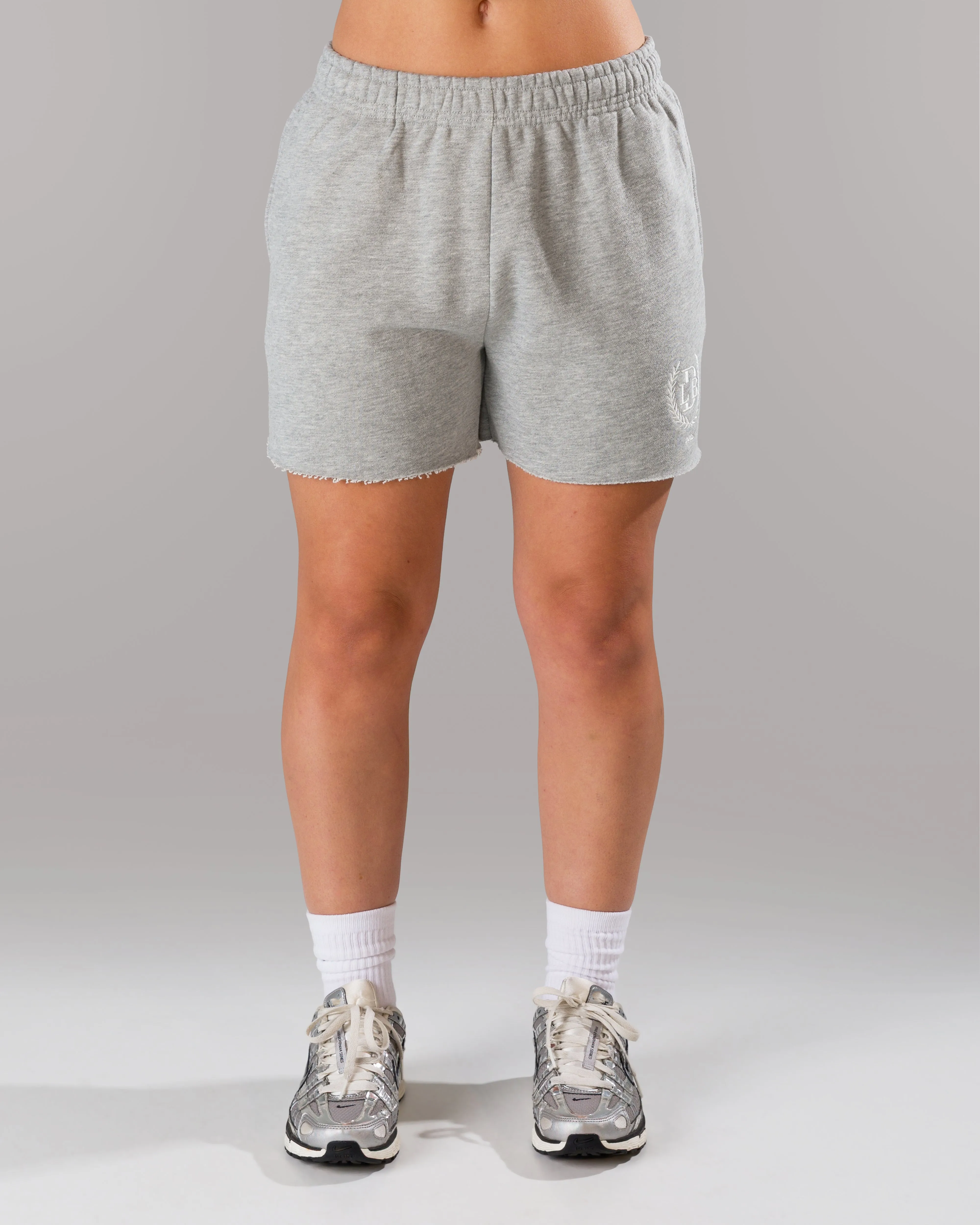Parka Core Sweat Short - Heather Grey