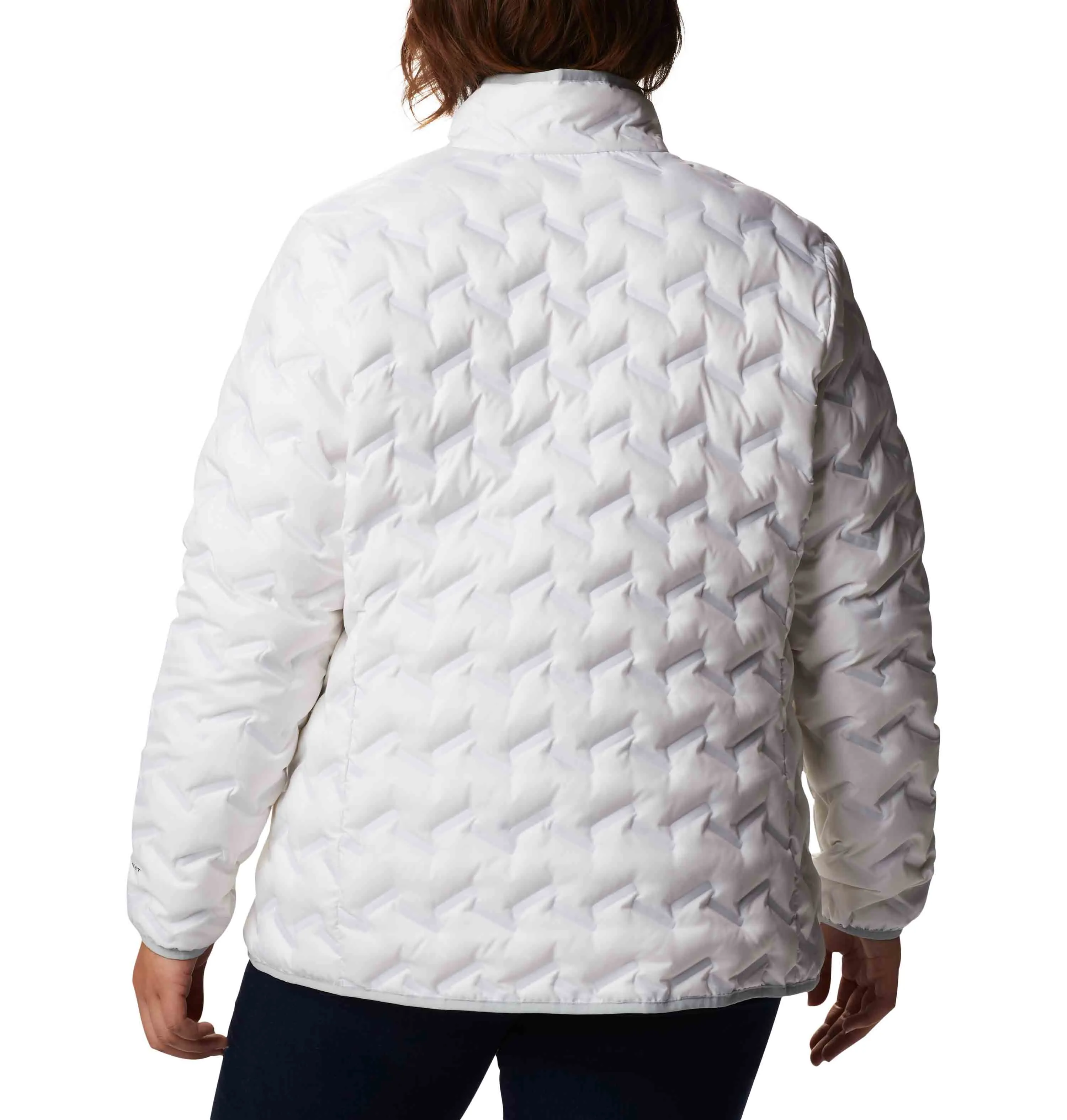 Stretch Comfort Columbia Women White Delta Ridge Down Jacket