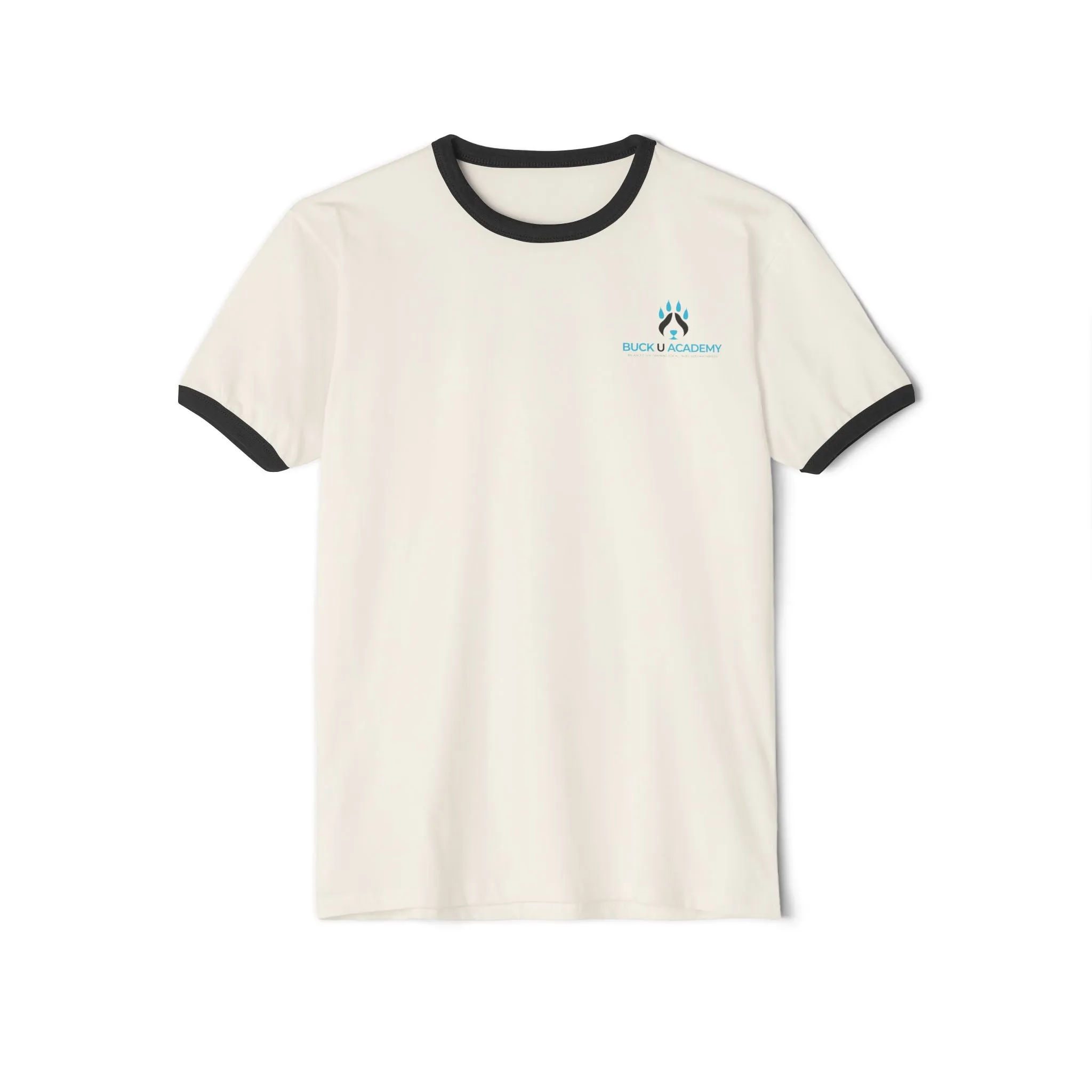 Unisex Cotton Ringer T-Shirt Durable Knit Structure