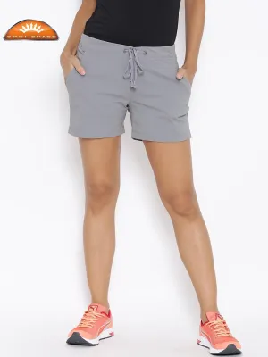 Columbia Women Grey Anytime Outdoor Short (Sun Protection) Neat Look All Day