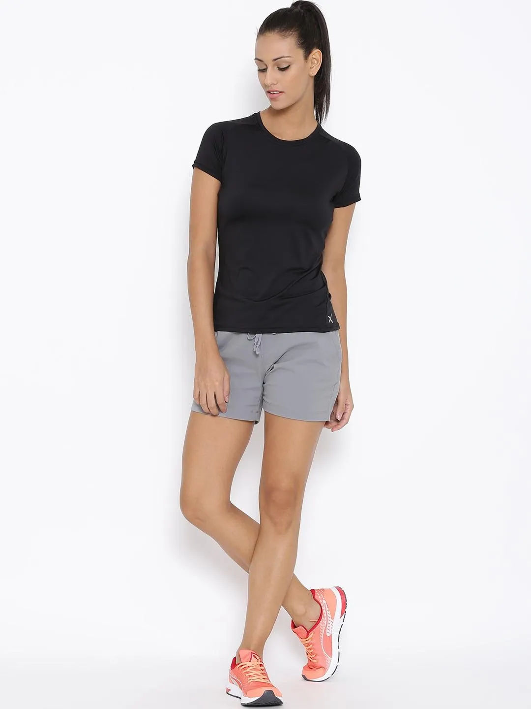 Columbia Women Grey Anytime Outdoor Short (Sun Protection) beach shorts