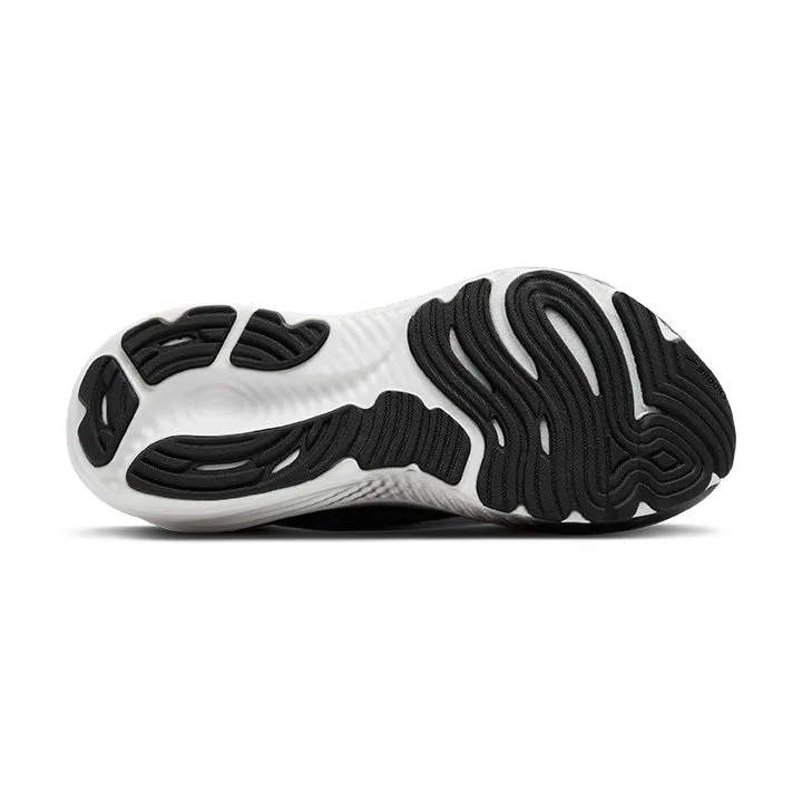 Brooks Women's Glycerin StealthFit 22 White/Black Bounce Enhanced Outsole under - pronation