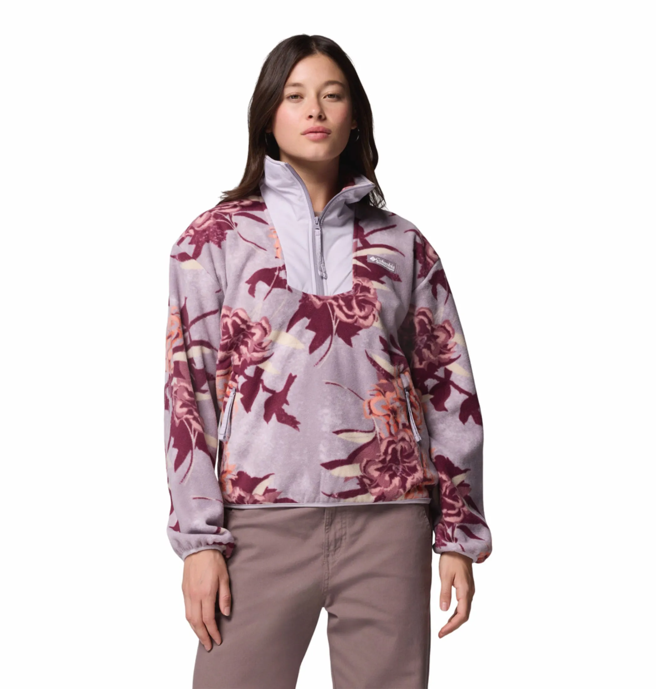 Columbia Women Purple Sequoia Grove Pullover Daily Wear day