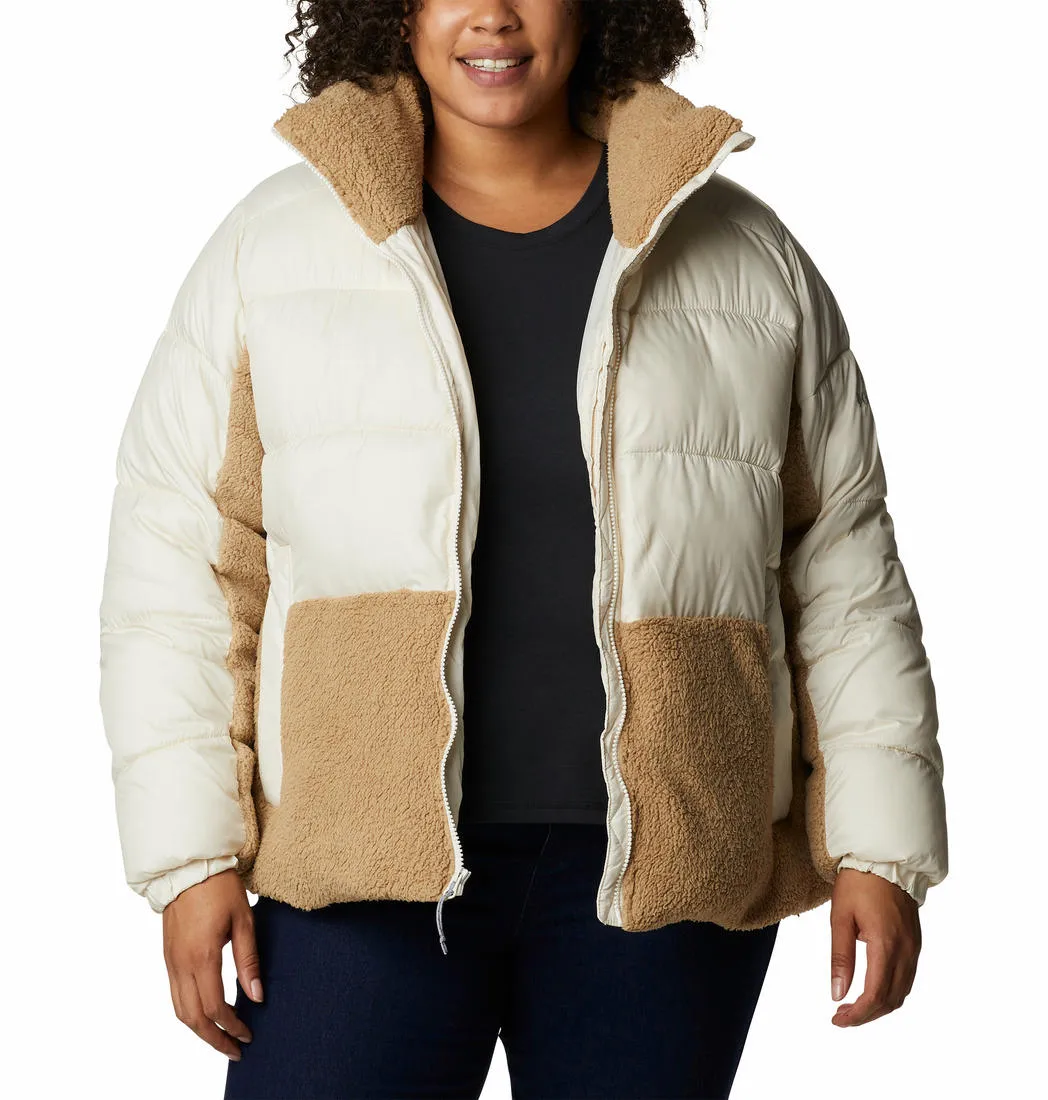 Awareness Columbia Women White Leadbetter Point Sherpa Hybrid