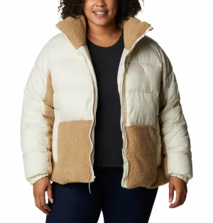 Awareness Columbia Women White Leadbetter Point Sherpa Hybrid