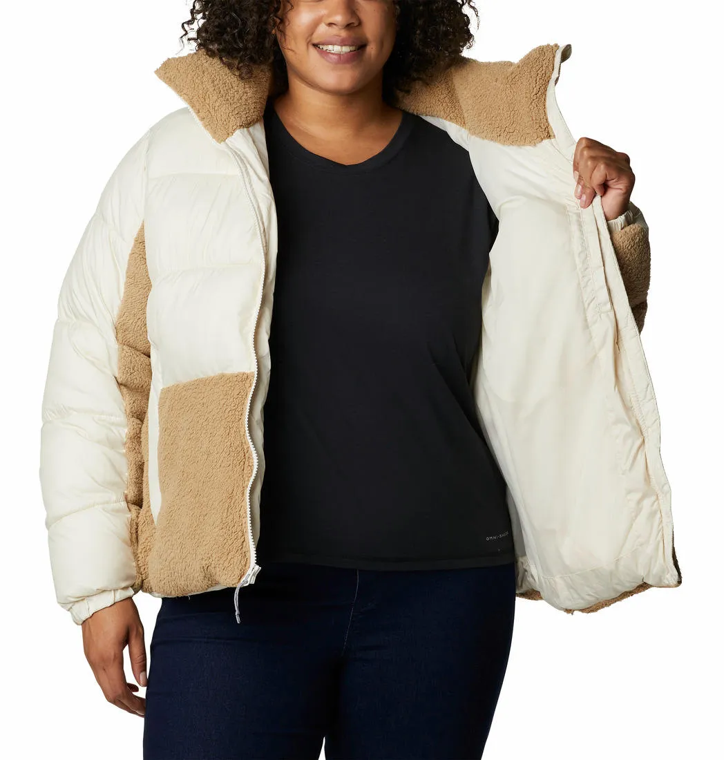 Slide hot - weather option Columbia Women White Leadbetter Point Sherpa Hybrid