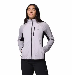 Men's Warm Outerwear Columbia Women Purple OmniHeat Arctic Hybrid Fleece Jacket