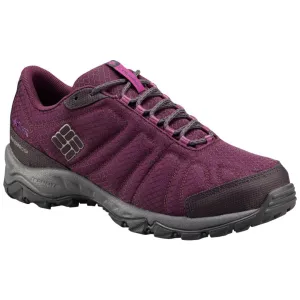 Multi-Terrain Fit forest walk Columbia Women Purple FIRECAMP WATERPROOF