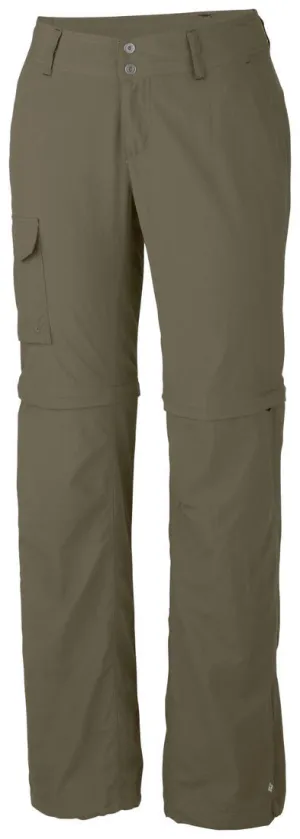 SmoothStitchTechnology Quick Dry Leggings Columbia Women Green Silver Ridge Convertible Pant (Sun Protection)