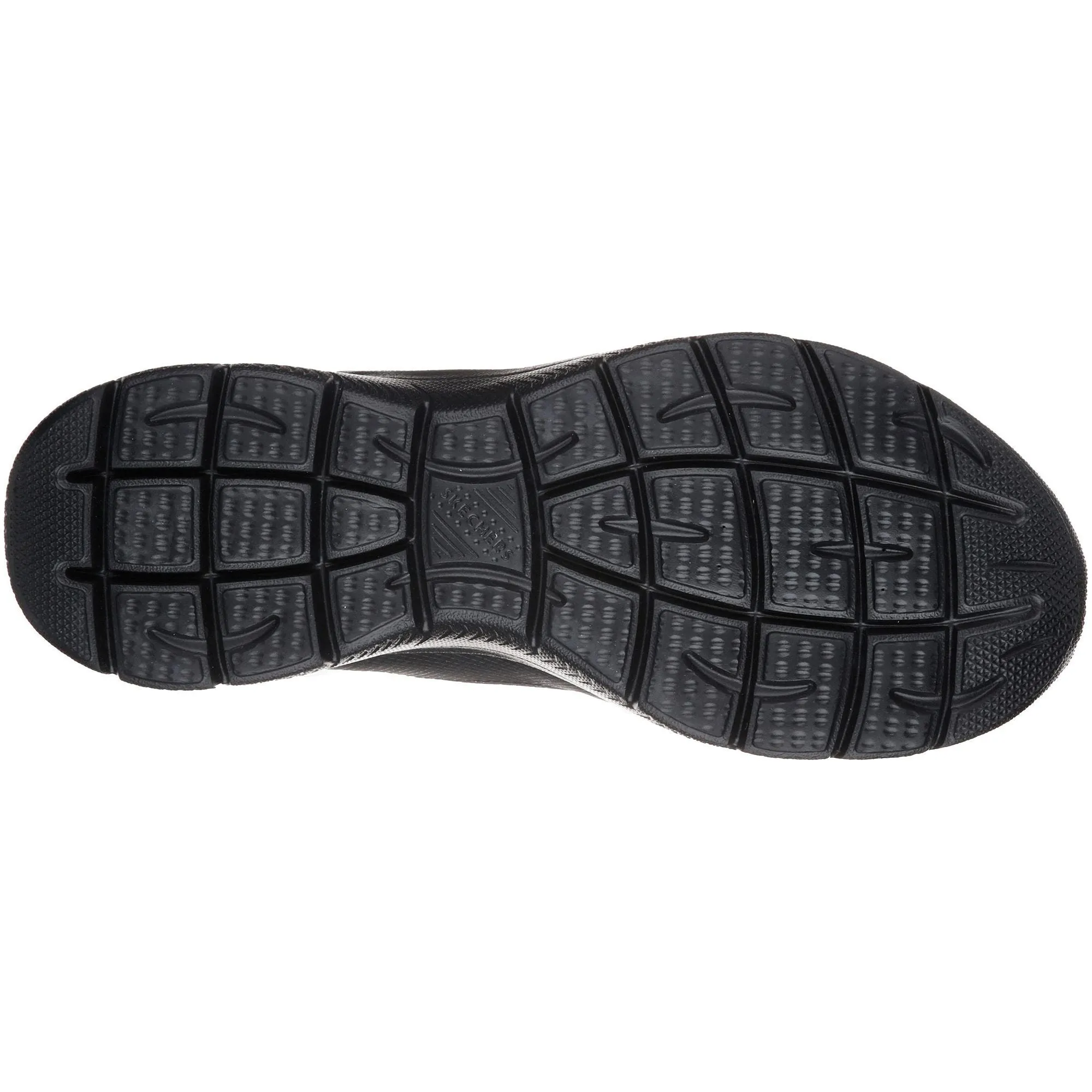 Skechers Summits Suited Womens Training Shoes - Black Flexible Sole Energy Walk