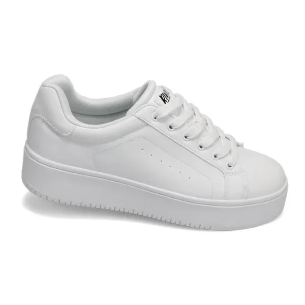 fabric running shoes Airflow Channeling Rival Women's The Ace Rise Court Shoe White