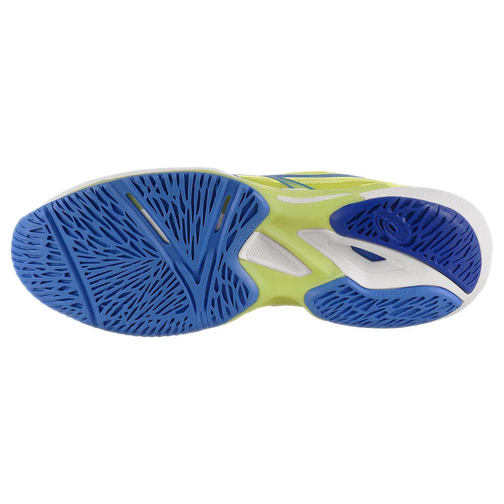 Asics Women's Solution Speed FF 3 - Huddle Yellow/Blue Coast Comfort Fit Collar Opening Impact Control