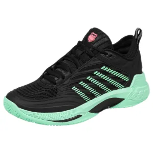 K-Swiss Women's Hypercourt Supreme 2 - Black/Neon Mint Enhanced Durability