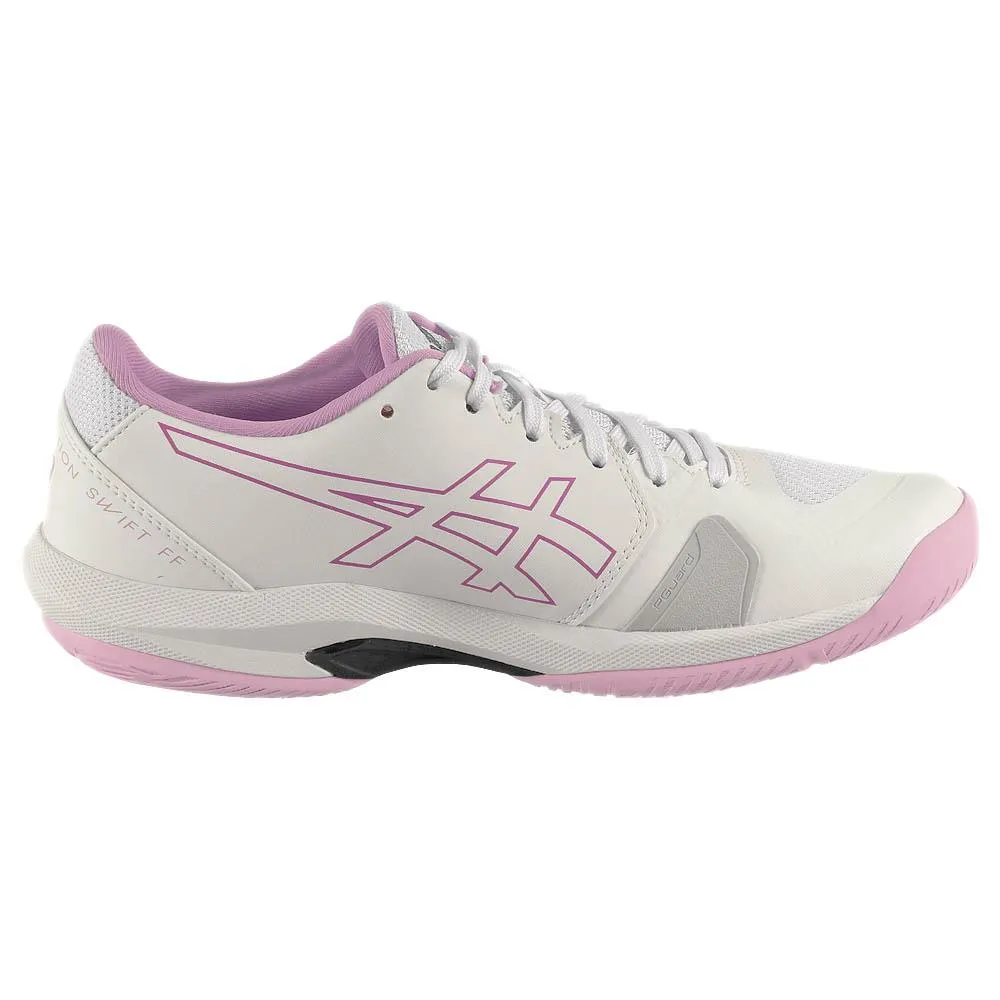 Asics Women's Solution Swift FF 2 - White/Ube Cushioned Lace Up