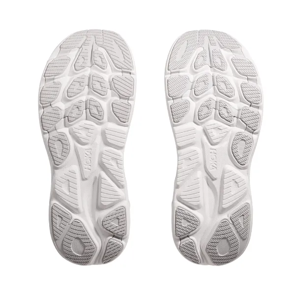 Hoka Women's Clifton 10 Wide Grey Reputable running in countryside shoes