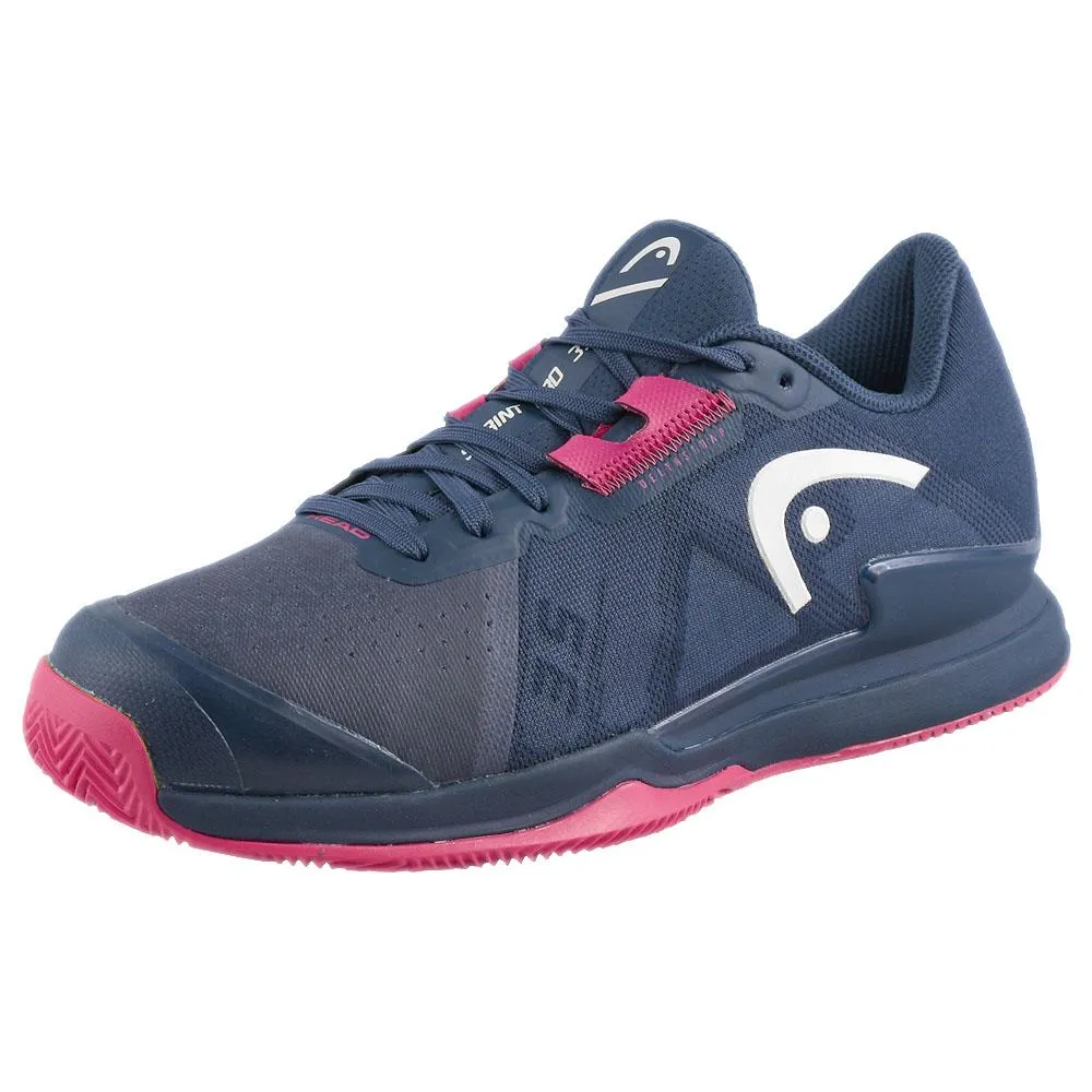 Lightweight Construction Head Women's Sprint Pro 3.5 - Clay - Dark Blue/Azalea