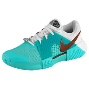 3D Airflow Mesh Nike Women's Air Zoom GP Challenge 1 - Premium - Dusty Cactus/Pale Ivory